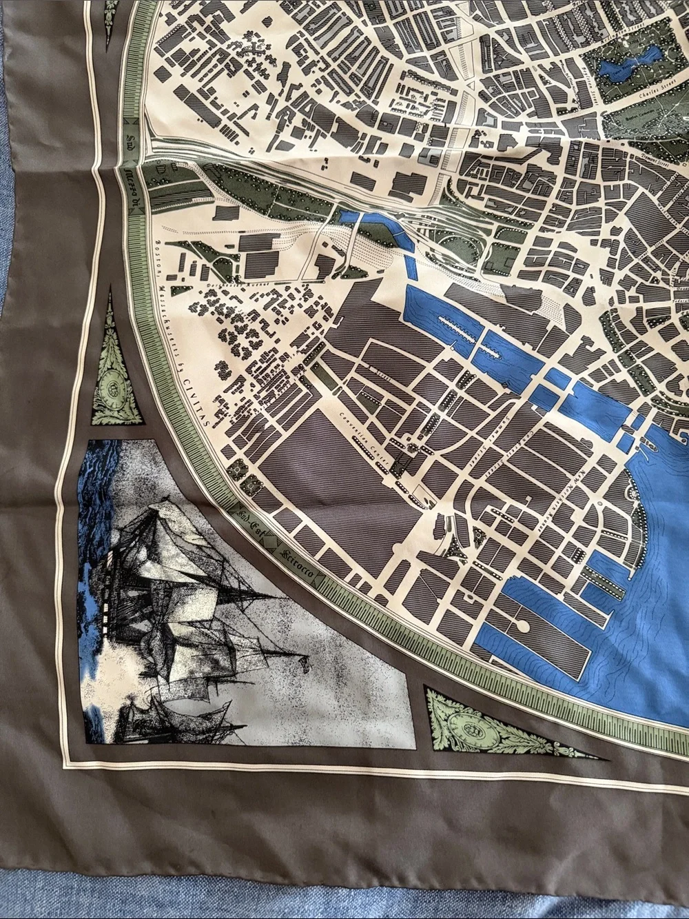 Civitas silk scarf